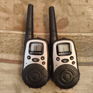 Black and Silver Two-Way Radios